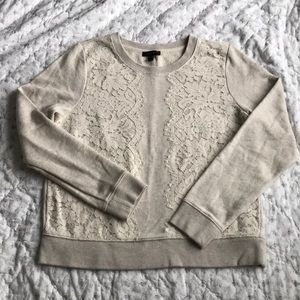 J. CREWace front crew sweatshirt